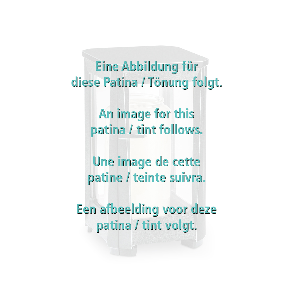 Grablaterne, Sonderpatina schwarz, Strassacker Grabschmuck, Bronzegießerei