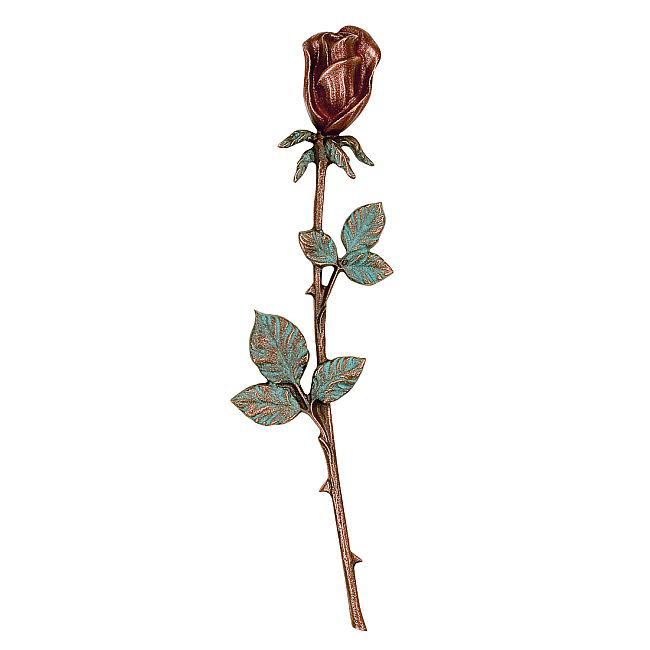 Rosenzweig, Rose für Grab, nach rechts, Grabschmuck
