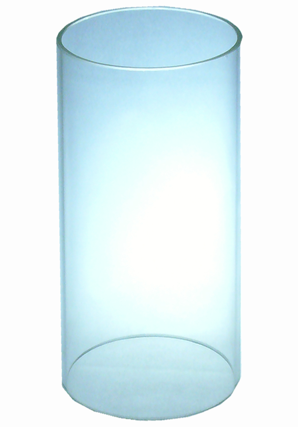 Glas rund, 20 cm h, 8 cm Ø