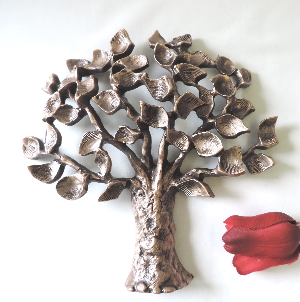 Lebensbaum, 3/4- plastisch, Bronze oder Aluminium