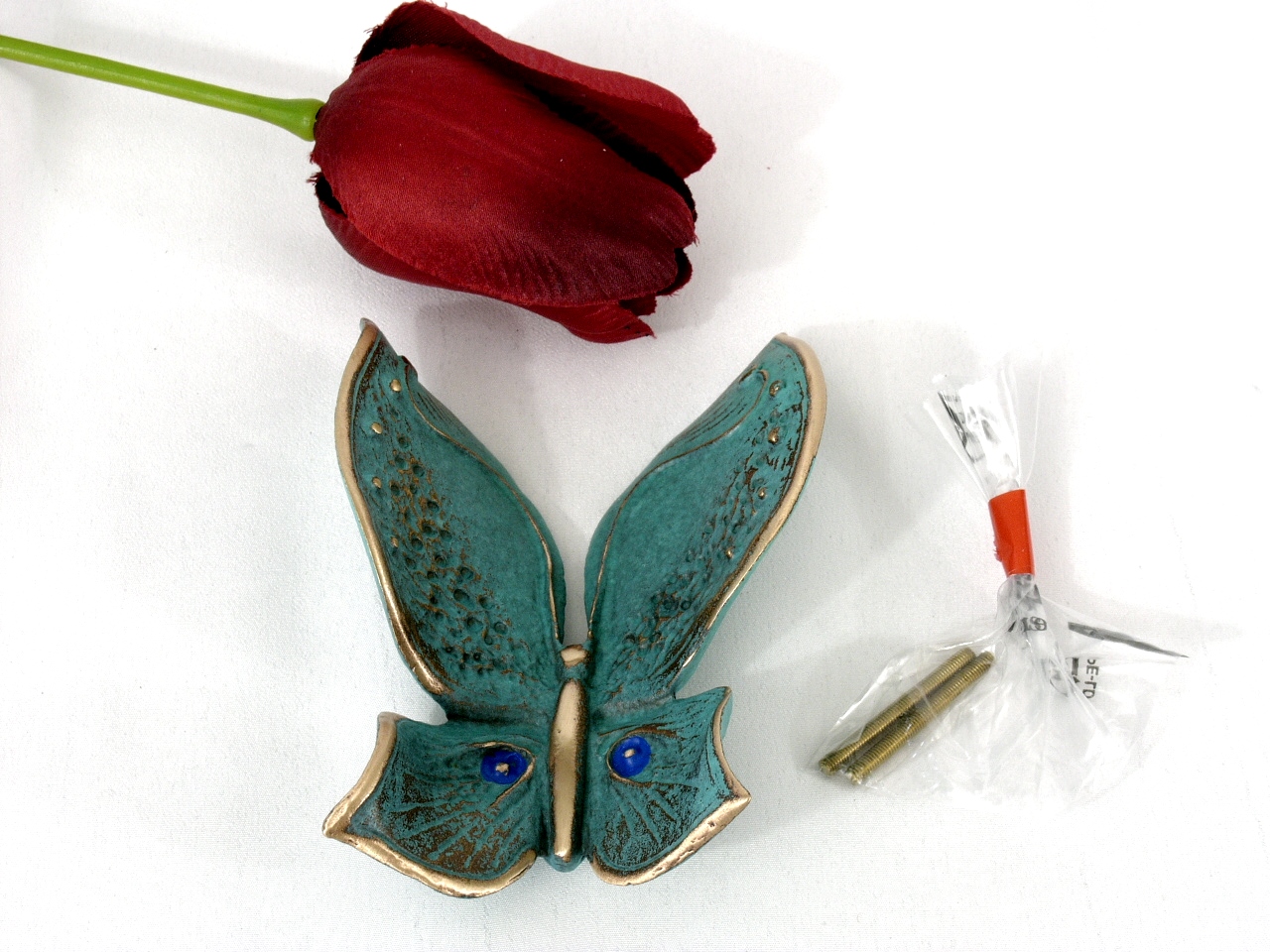 Türkisfalter, Grabschmuck, Deko, Schmetterling