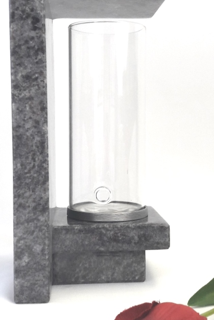 Becherglas mit Luftöffnung, 18 x 7,5 cm Ø