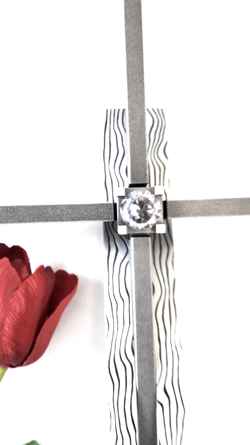 Design- Kreuz Aluminium