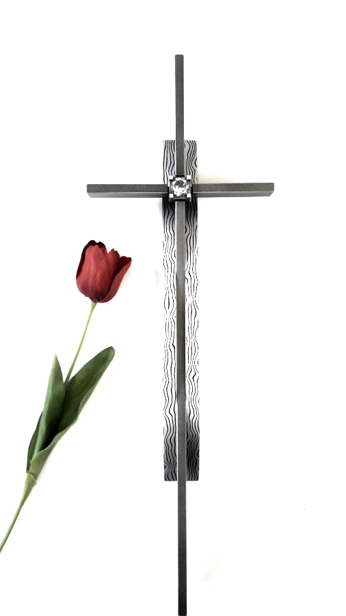 Design- Kreuz Aluminium