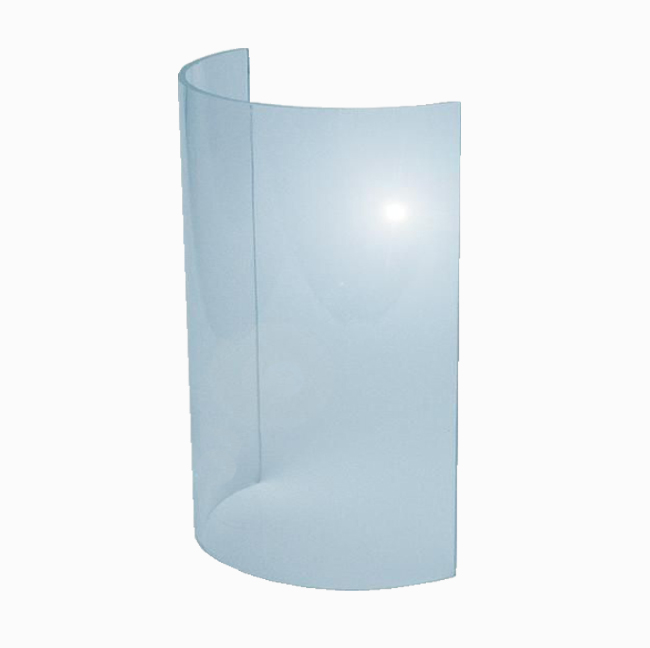 Halbzylinder, Ersatzglas, Laterne, 15,5 x 9,8 cm
