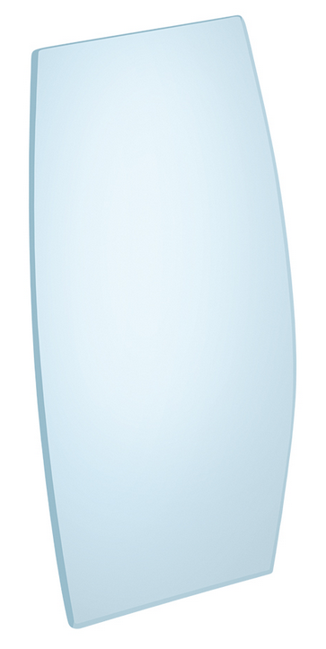 Laternenersatzglas, Sonderform 17 x 7,70 cm