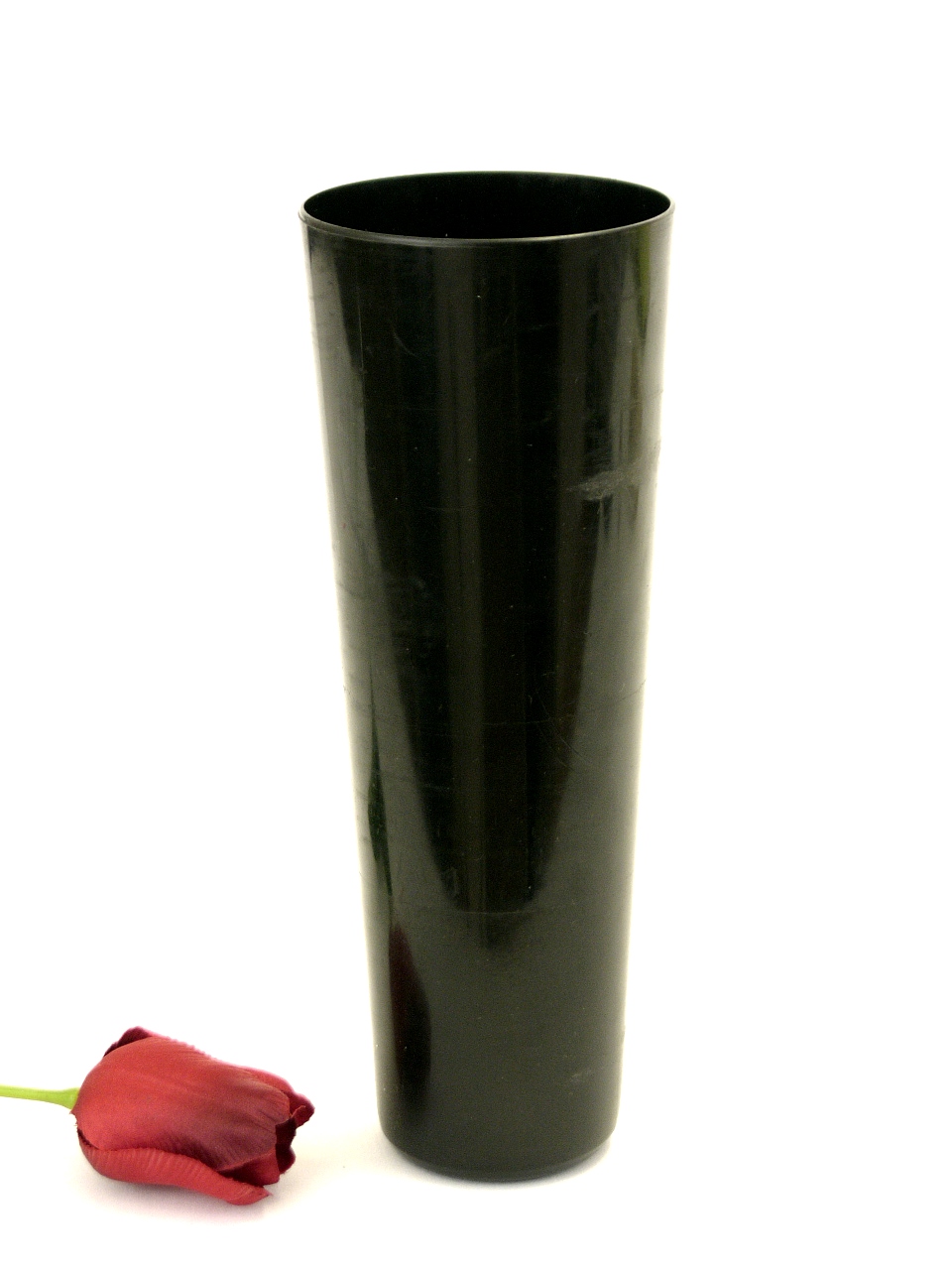 Plastikeinsatz Vase 25,7  cm h, 9,4 cm Ø oben