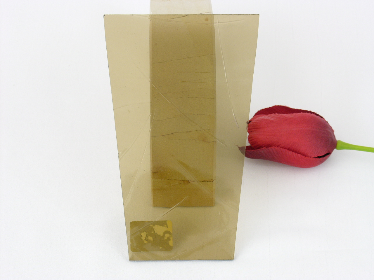 Glasscheibe Trapezform 15,5 cm h