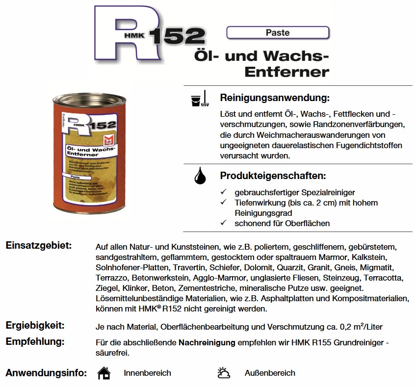 Öl- und Wachsentferner