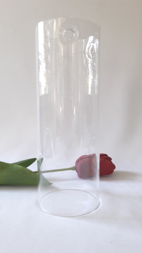 Glas mit Luftlöchern 20 cm h, 7,5 cm Ø