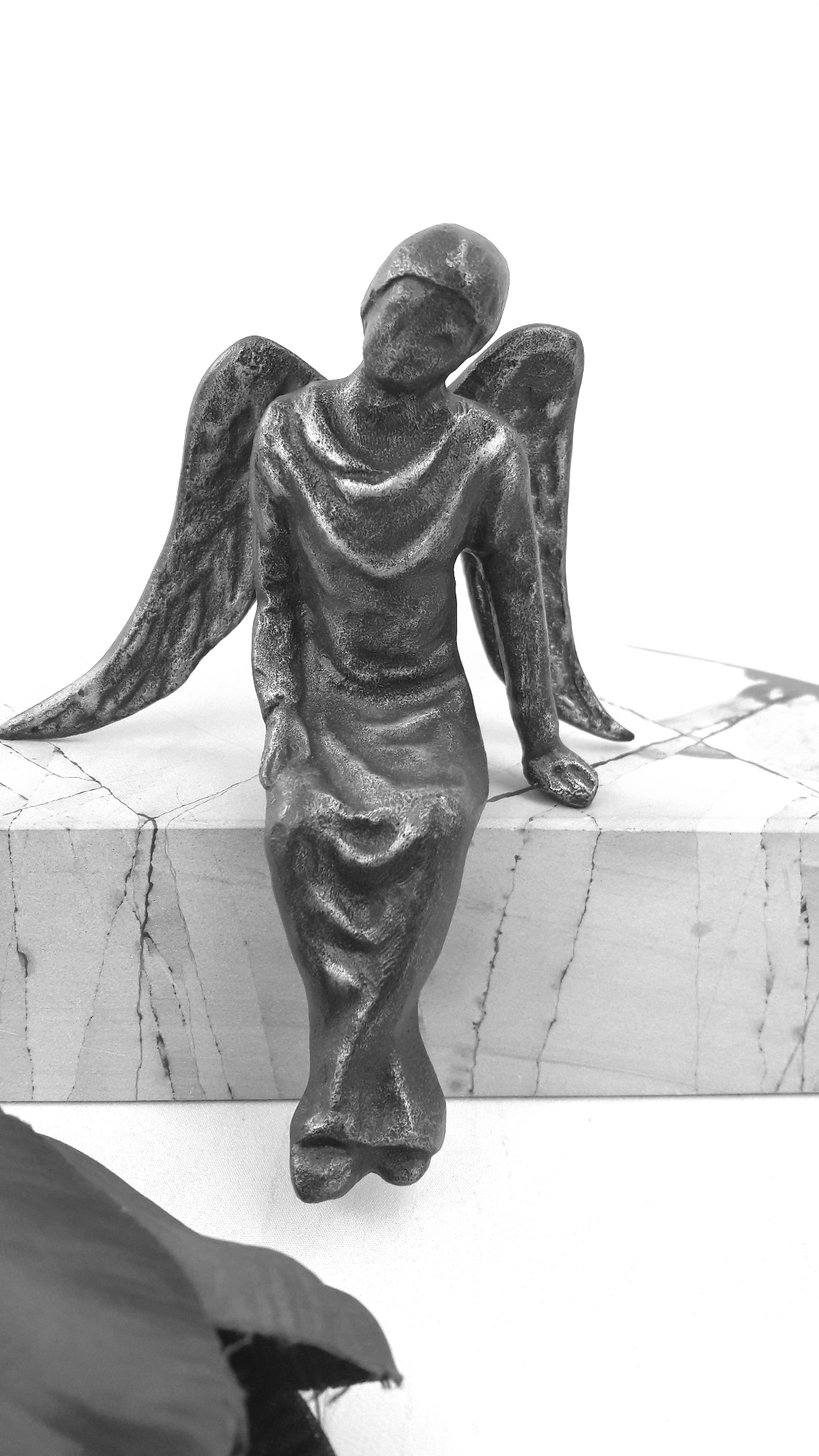 Engelskulptur, Engel,10,5 cm h, Grabschmuck