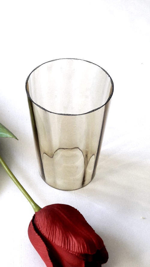 Glas konisch 10,5 cm h, 7/ 5,5 cm Ø