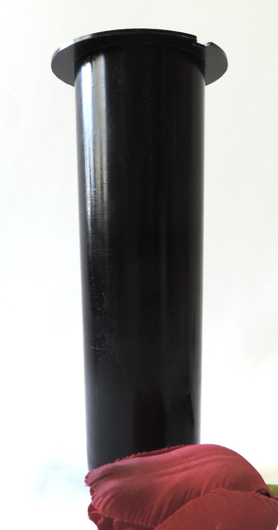 Kunststoffvaseneinsatz, 20,8 cm H, Ø oben außen 9,1 cm, 