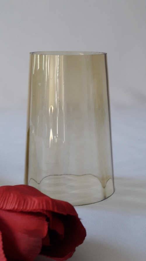 Glas konisch 10,5 cm h, 7/ 5,5 cm Ø
