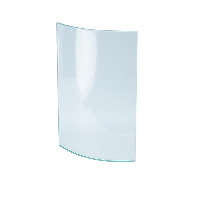 Glas leicht gebogen 16,3 x 10,5 cm, 2 Farben