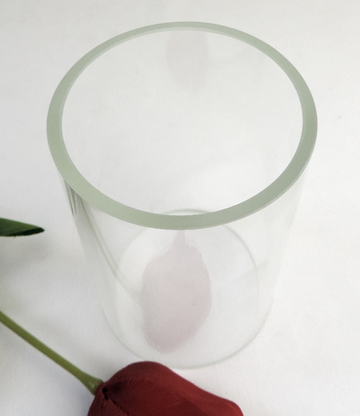 Ersatzglas Grablaterne, 13,6 cm H, 8 cm Ø innen, 9 cm außen