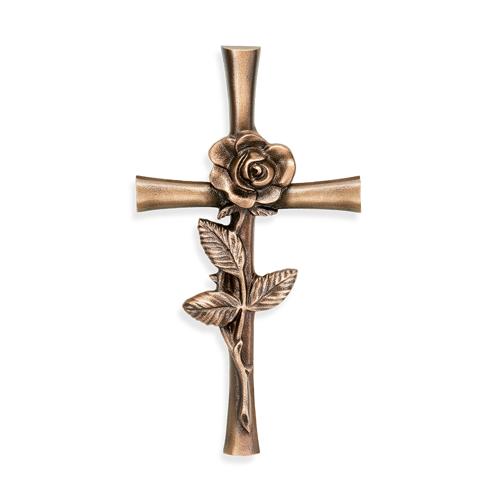 Kreuz mit Rosen, Grabkreuz