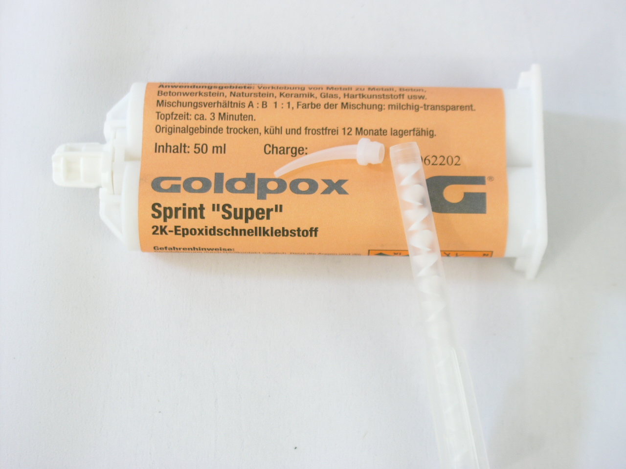Schnellklebstoff Epoxid "Goldpox sprint"
