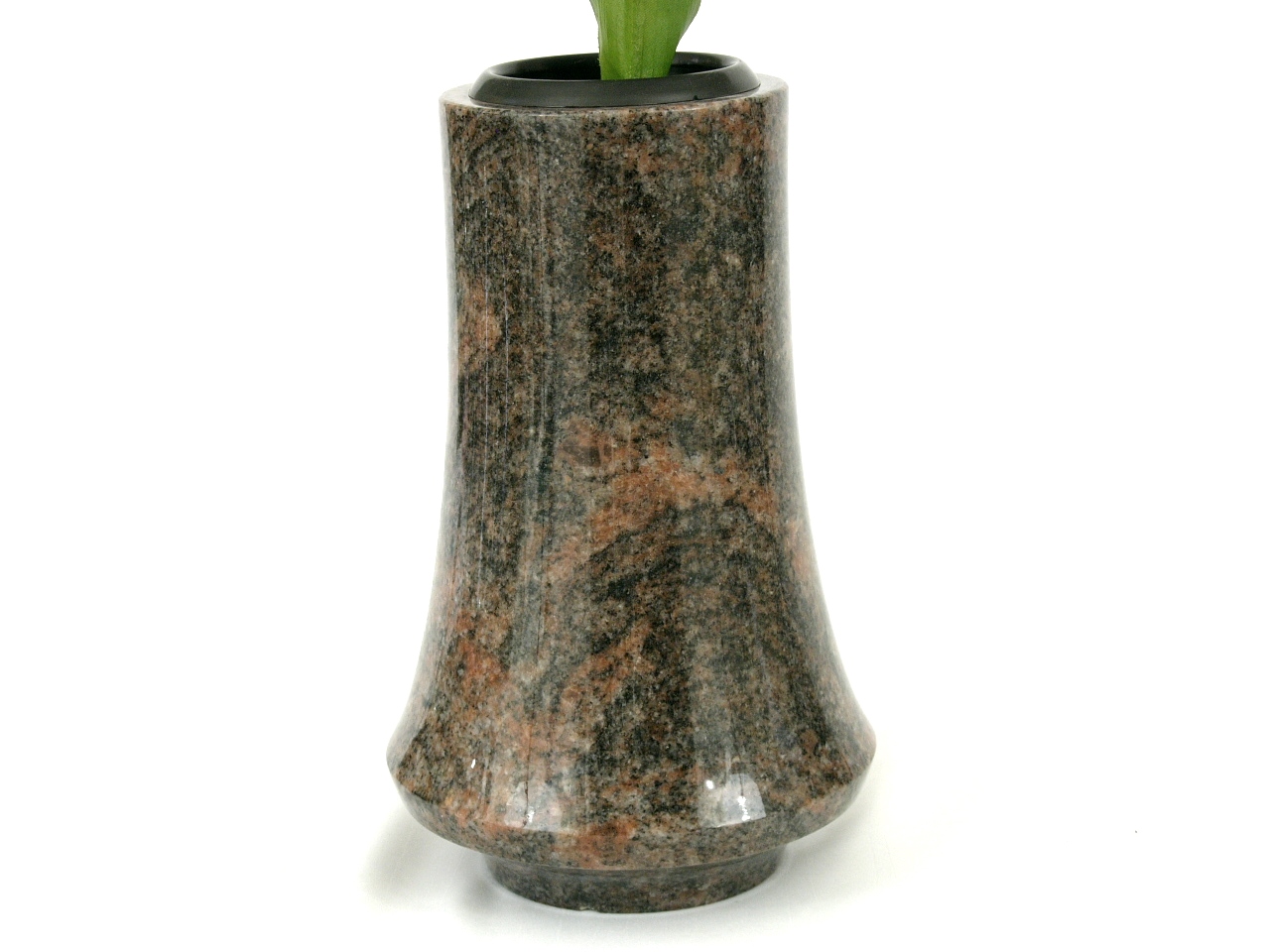 Grabvase, aus Granit, Grabschmuck