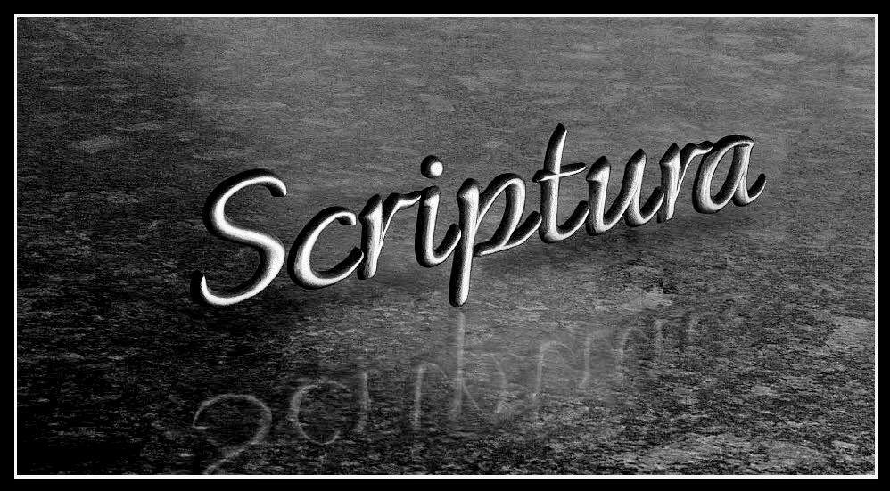 Aluminiumbuchstaben "Scriptura"
