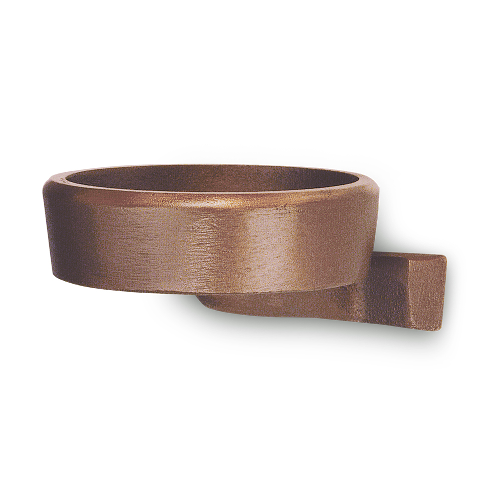 Wandhalter , für Kerze, Grabstein, Kolumbarium | Bronze - braun