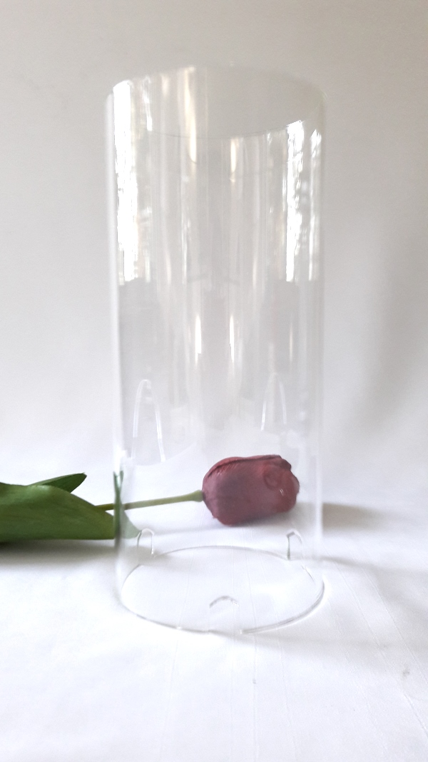 Glas mit Lufteinlässen 20 cm h, 9 cm Ø