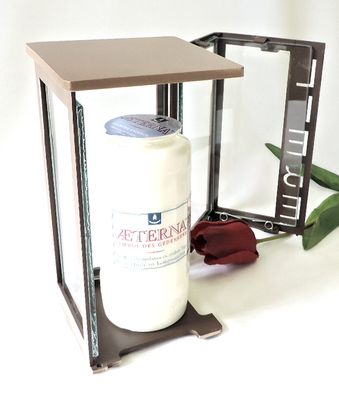 Laterne, Grableuchte, "Liebe", Grablampe, 2 Größen