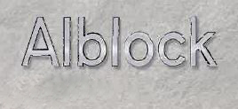 Alblock Kal Buchstaben